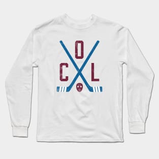 COL Retro Sticks - White Long Sleeve T-Shirt